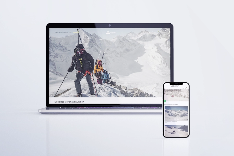 Website Alpinschule Steiermark