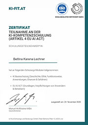 KI-Kompetenz Zertifikat